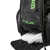 کیف تنیس  Wilson Tour V Backpack Large Black/Lime
