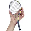تصویر راکت مینی بابولات پیور آرو زرد و مشکی | Babolat Mini Racket Pure Aero collectible tennis racket yellow black