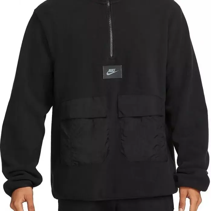 نایک سویشرت پلار مشکی مردانه فلیس نیم‌زیپ | Nike Polar Fleece Half-Zip Sweatshirt DO2638-010