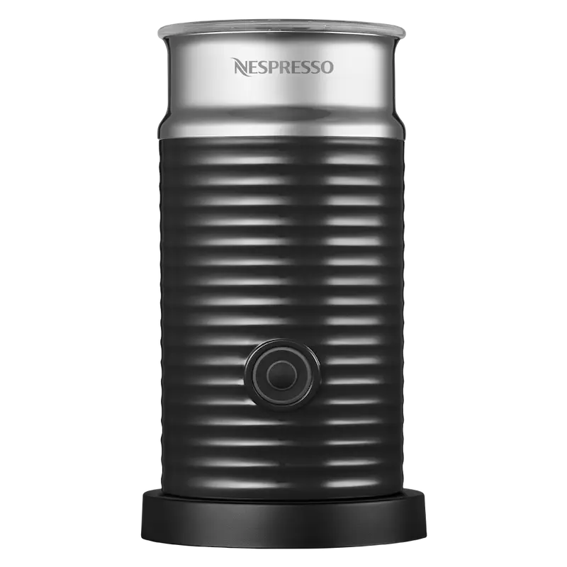 کف شیر ساز نسپرسو آیروچینو 3 مشکی و صورتی – نمای کلی دستگاه