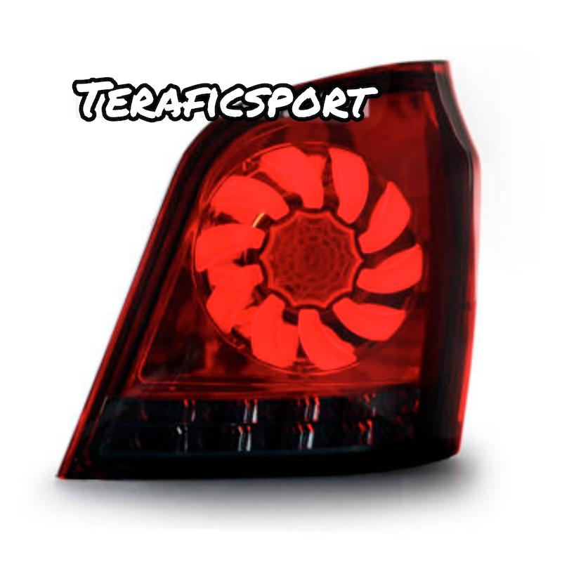 خطر پراید 111 طرح فراری 2 عددی قرمز دودی