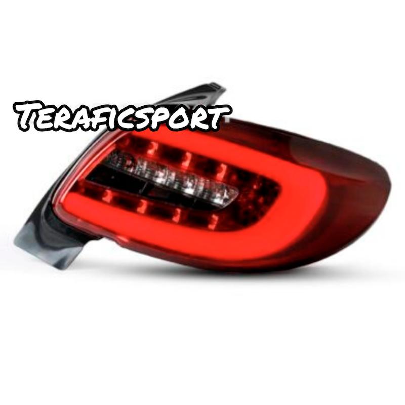 خطر پژو 207 2 عددی قرمز سفید