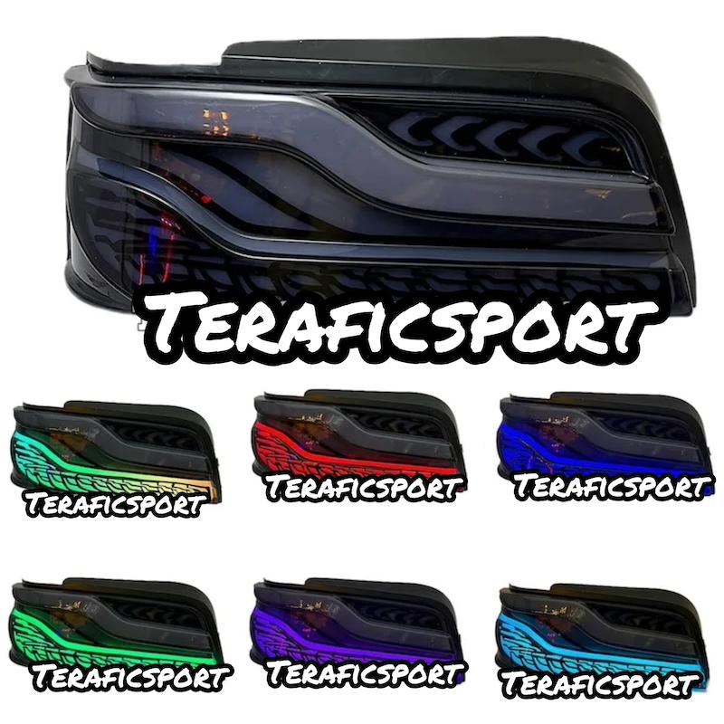 چراغ عقب 405 سه بعدی طرح BMW گلدار 2 عددی مولتی کالر 