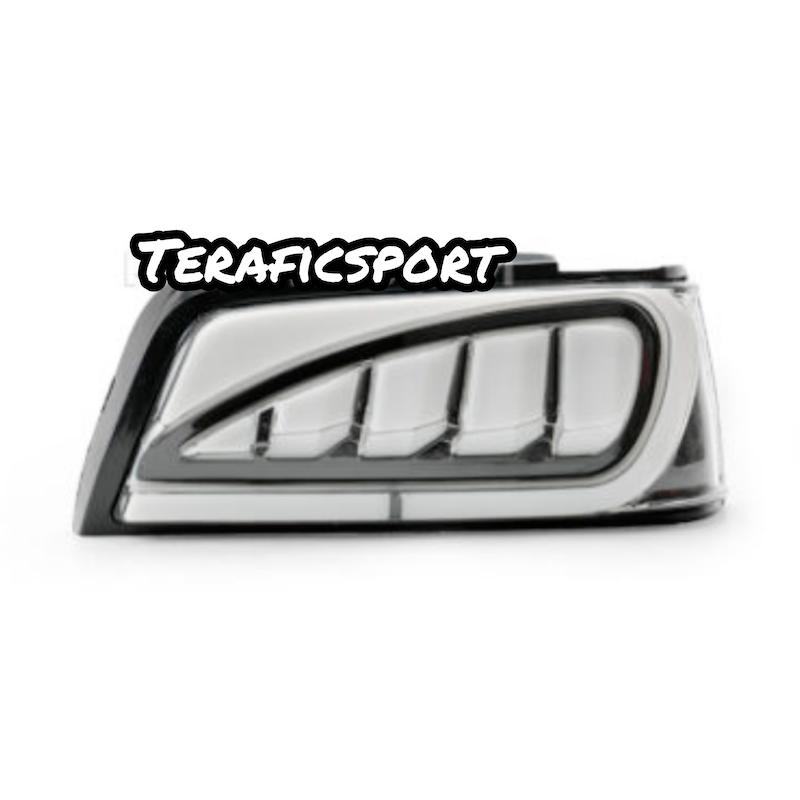 چراغ عقب پارس سه بعدی طرح جنسیس ا 2 عددی سفید