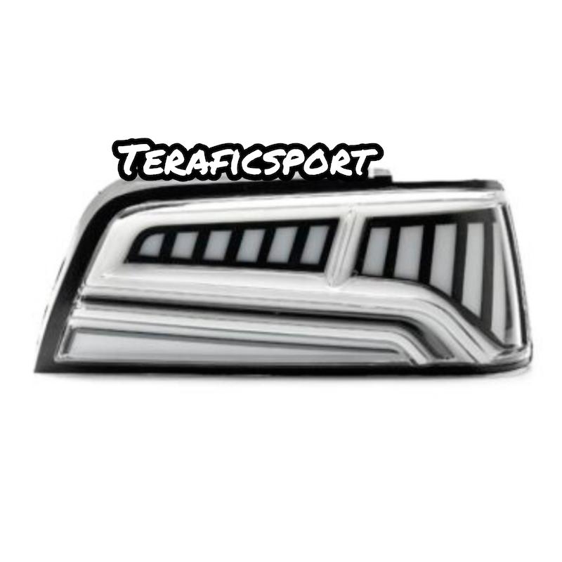 چراغ عقب پارس سه بعدی طرح ائودی ا 2 عددی سفید