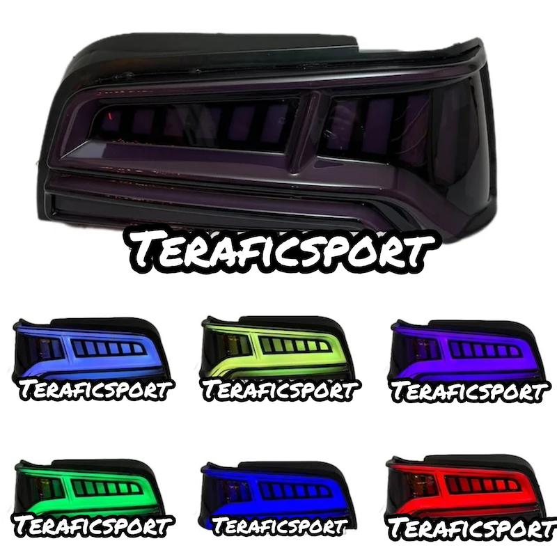 چراغ عقب پارس سه بعدی طرح ائودی ا 2 عددی مولتی کالر 