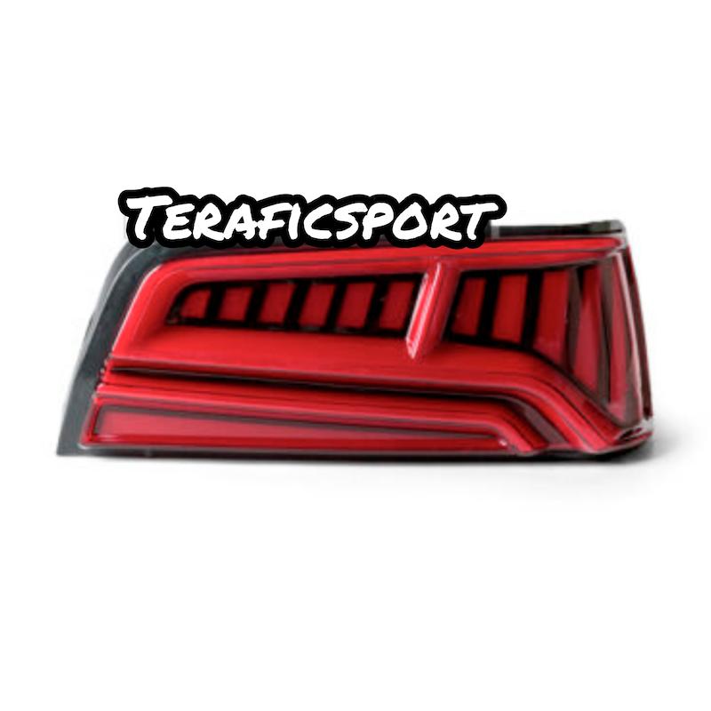 چراغ عقب 405 سه بعدی طرح ائودی ا 2 عددی قرمز