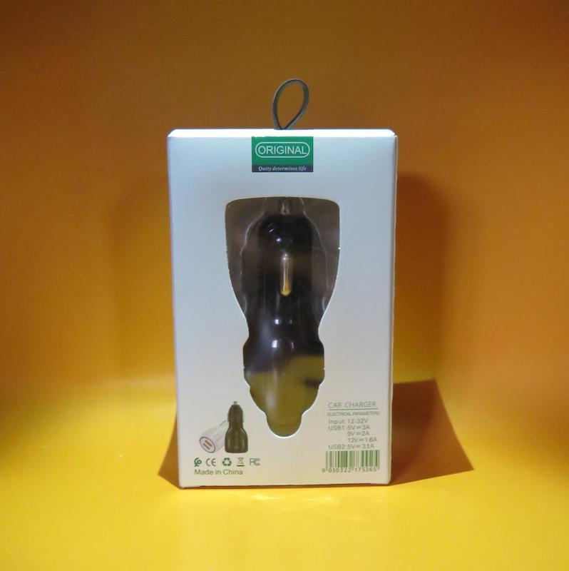 شارژ فندکی فست شارژ واقعی 2 پورت usb 