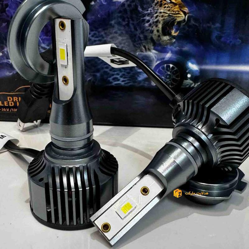 هدلایت D8 pro پایه H1 با لیبل اصلی گارانتی 2 عددی سفید