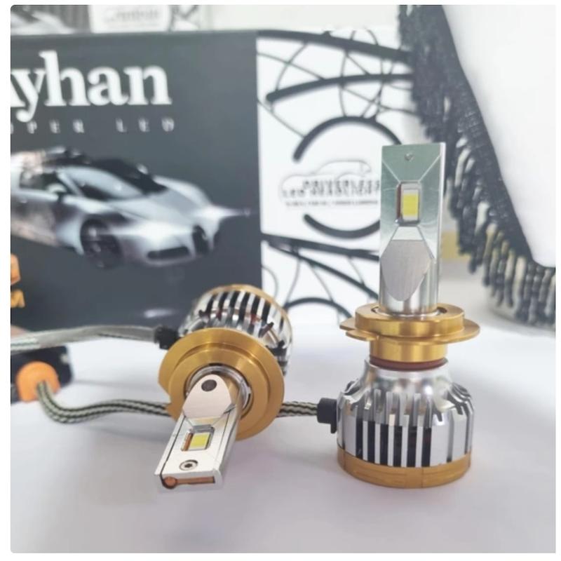 هدلایت ایهان پایه H1 با لیبل اصلی گارانتی 2 عددی سفید