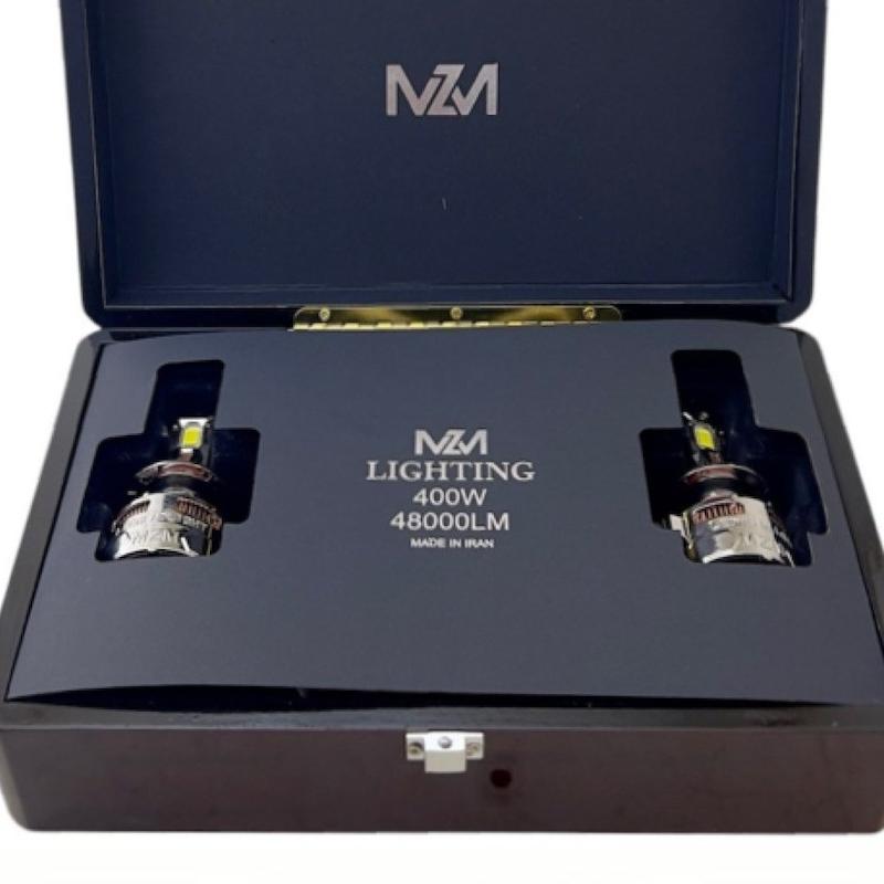 هدلایت لایت نینگ پایه H7 با لیبل اصلی گارانتی 2 عددی سفید