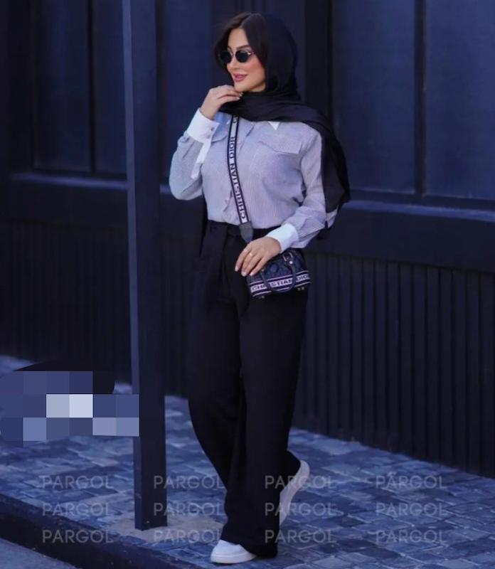 شومیز وشلوار پرگل