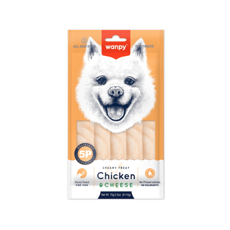 بستنی سگ ونپی با طعم مرغ و پنیر 