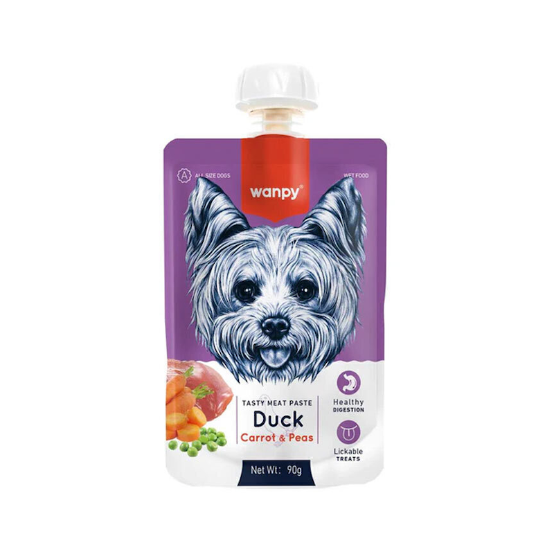 پودینگ سگ ونپی با طعم گوشت اردک و هویج