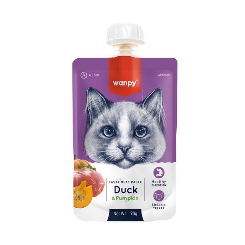 پودینگ گربه ونپی با طعم اردک و کدوحلوایی