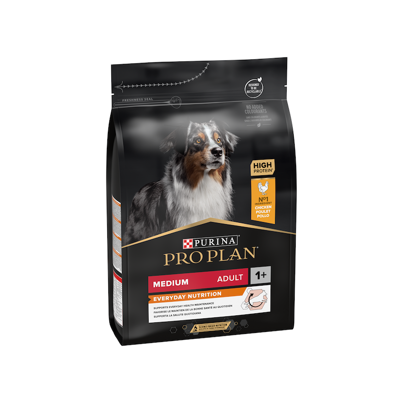 غذا خشک سگ پروپلن بالغ مدیوم ادالت با طعم مرغ Purina Pro Plan Everyday Nutrition Medium Adult, Dry Dog food with Chicken