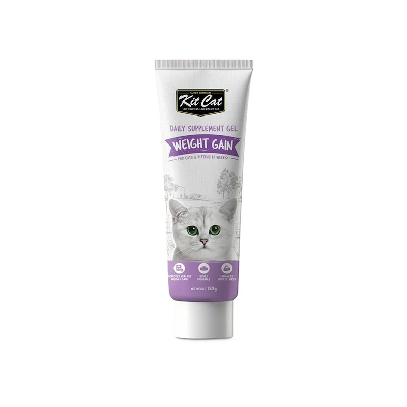 خمیر مکمل افزایش وزن گربه کیت کت Kit Cat Weight Gain Daily Supplement Gel