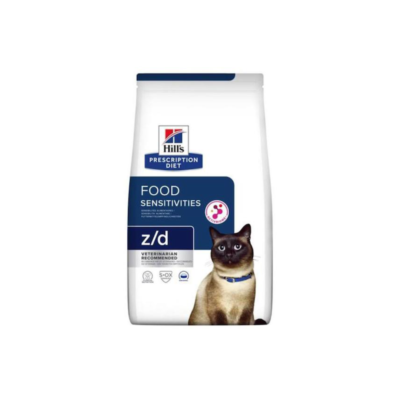 غذای خشک درمانی آلرژی گربه بالغ هیلز Hills Cat Food Sensitivities z/d