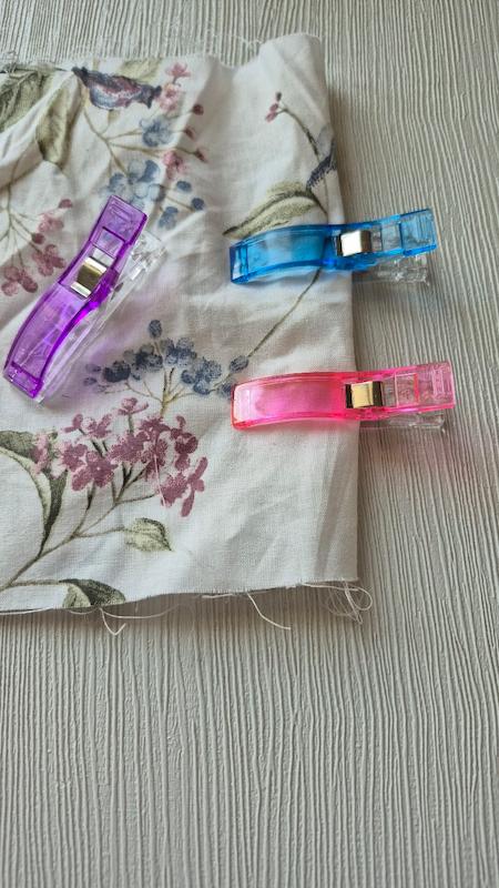 بسته 5عددی گیره رنگی پارچه سایزبزرگ