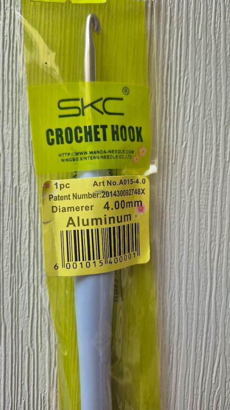 قلاب بافتنی دسته سیلیکنی 4میل برند skc