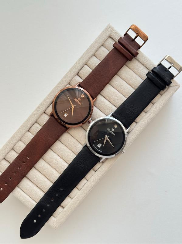 ساعت مردانه بندچرمی جم استار