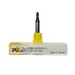 فرز انگشتی الماس (کارباید) کروی چهارپر 5 میلی متر برند POLVAR مدل 4F-55HRC)2.5R*10*6*50)