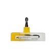 فرز انگشتی الماس (کارباید) کروی 12 میلی متر برند POLVAR مدل 2F-55HRC)6R*24*12*75)