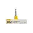 فرز انگشتی الماس (کارباید) کروی 4 میلی متر برند POLVAR مدل 2F-55HRC)2R*8*4*50)