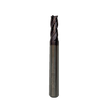 فرز انگشتی الماس (کارباید) سرتخت 5 میلی متر برند POLVAR مدل 4F-55HRC)5*13*6*50)