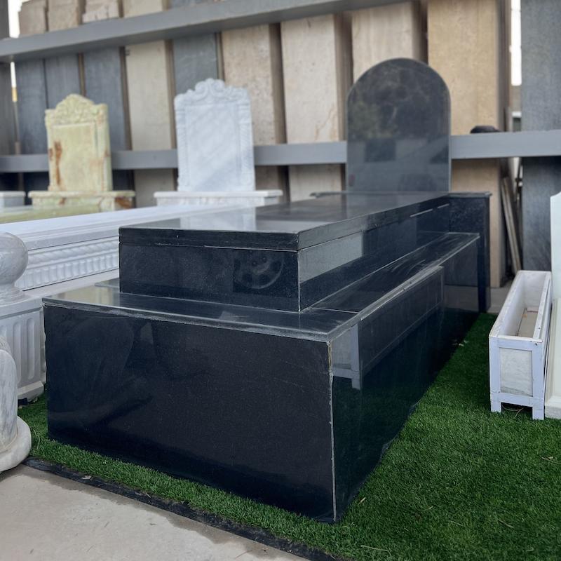 مقبره و سنگ مزار 2 طبقه مشکی 