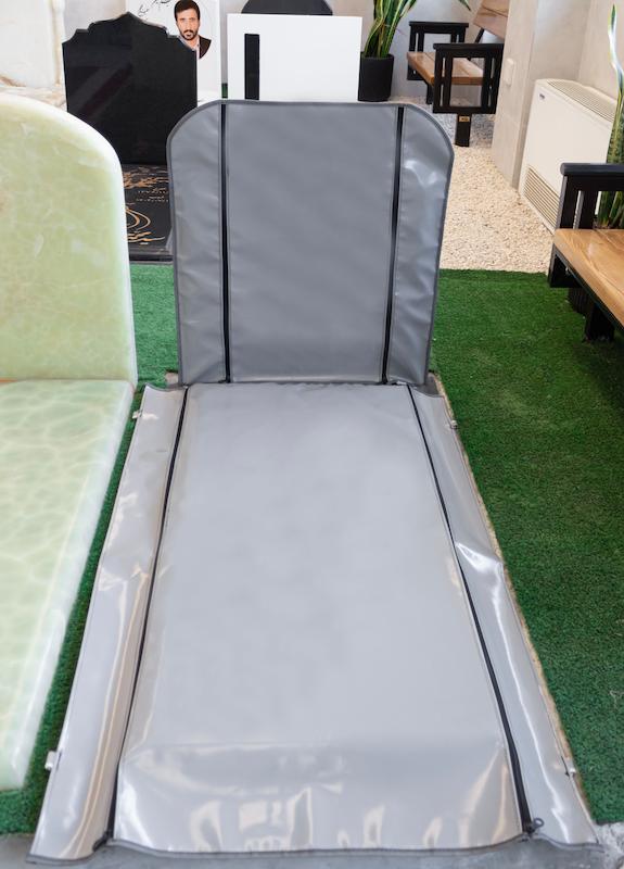 کاور سنگ مزار به همرا کاور کتیبه