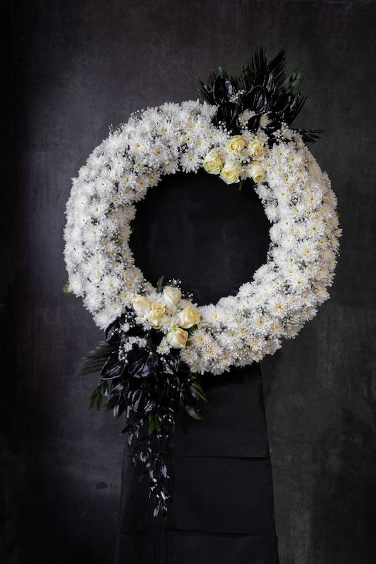 تاج گل تسلیت کد T01