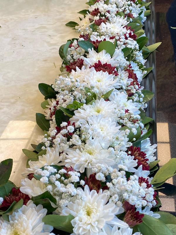 گل ارایی سنگ مزار S22