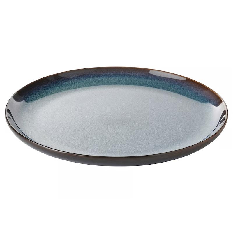 بشقاب سرامیکی تکی ایکیا مدل GLADELIG کد 506.007.21