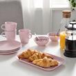 دیس/بشقاب مستطیل سرامیکی تکی ایکیا مدل FARGKLAR کد 904.782.00