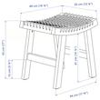 چهارپایه چوبی ایکیا مدل STACKHOLMEN کد 204.114.25