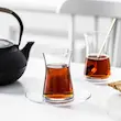 استکان و  نعلبکی پاشاباغچه مدل HEYBELI  کد 95483