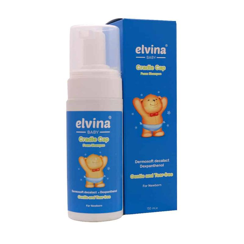 فوم شستشوی پوسته های چرب سر نوزاد الوینا