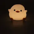 چراغ خواب سیلیکونی لمسی جوجه طلایی