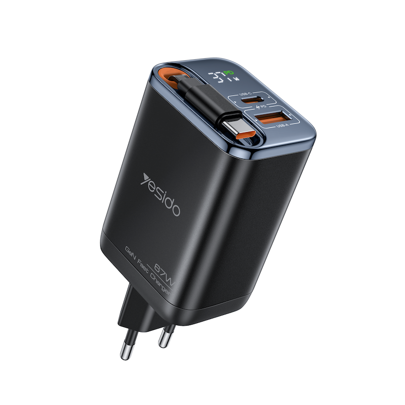 سری شارژر(2pin (67W یسیدو YC100