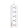 چندراهی برق هیسکا مدل CH-5517EU با کابل ۲ متری و USB