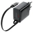 شارژر دیواری ACEFAST A110 PD30W با کابل جمع‌شونده