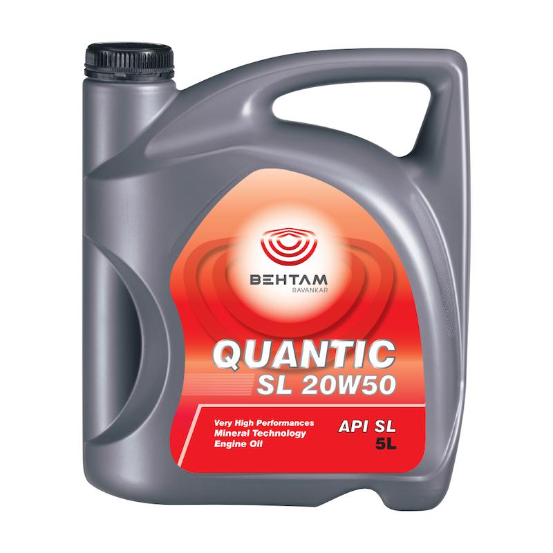 روغن موتور به تام  API SL  20W50  QUANTIC حجم 4 لیتر 