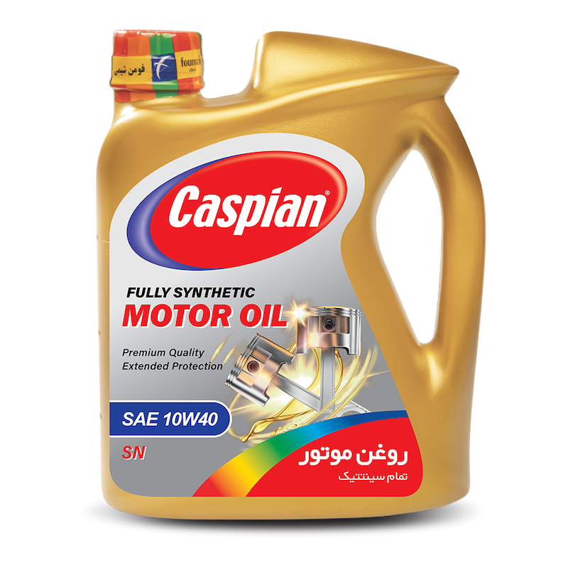 روغن موتور کاسپین API SN 10W40 تمام سنتتیک 