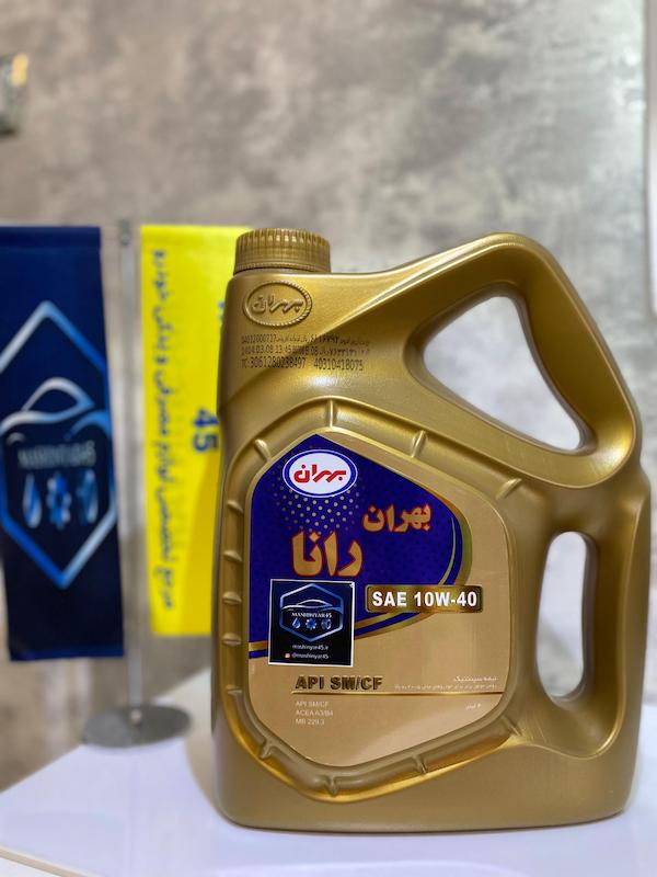 روغن موتور بهران رانا  10w-40 API SM/CF نیمه سنتتیک حجم 4 لیتر