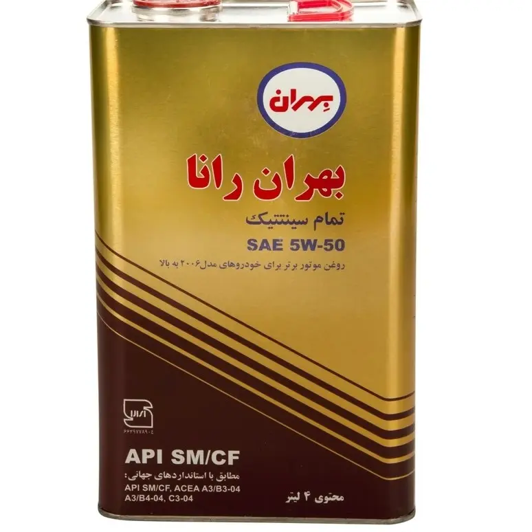 روغن موتور خودرو بهران رانا SM/CF  5W-50 تمام سنتتیک