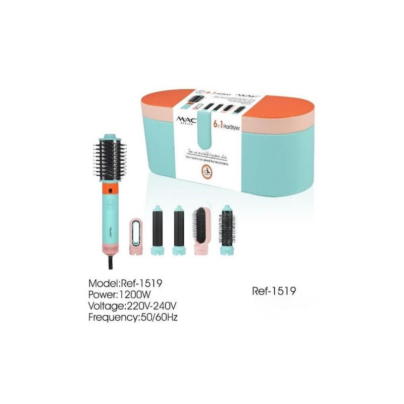 ست حالت دهنده مو ۶ کاره مک استایلر (Mac Styler 6 in 1) مدل Ref-1519 | جایگزین اقتصادی دایسون ایر رپ"