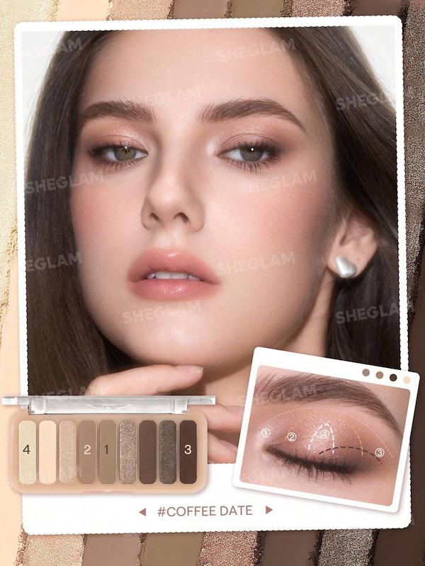 پالت سایه چشم شیگلم (SHEGLAM) مدل Coffee Date ☕