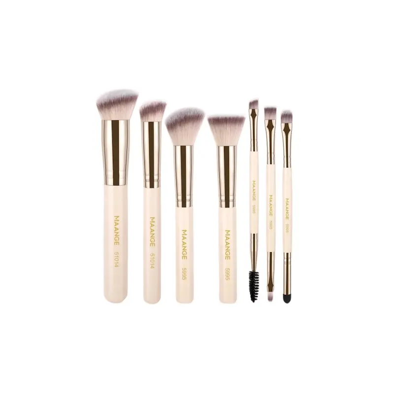 ست براش حرفه‌ای صورت و چشم مانژ | MAANGE Makeup Brushes Set