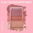 پالت ۳ تایی رژگونه و هایلایتر رولوشن Blush Icon